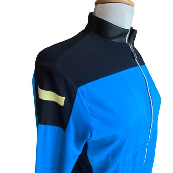 Jamie Sadock Jacket Blue Black Cycling Biking Golf Active Sporty Performance-S - Picture 5 of 14